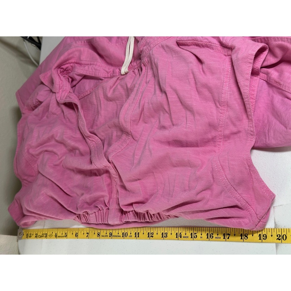 Anthropologie Dress Womens XL Pink Cutout Mini Summer Beach Vacation Pockets - Picture 9 of 11